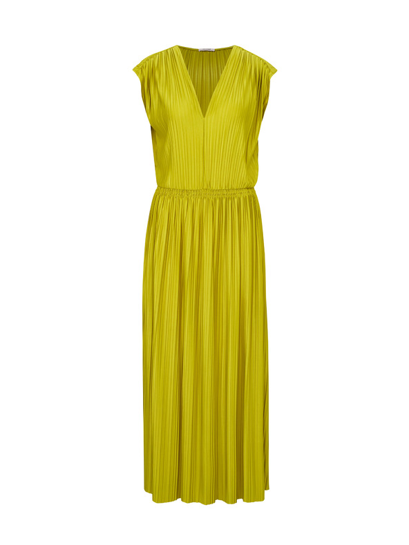 Orsay Rochie lungă plisată pentru femei de culoare verde ORSAY