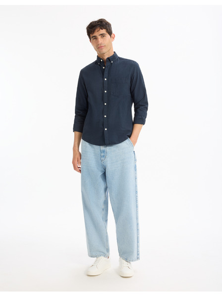 Celio Cămașă albastru închis pentru bărbați Celio Daxford