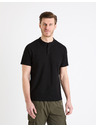 Celio Tricou polo basic negru pentru bărbați Celio Gesohel