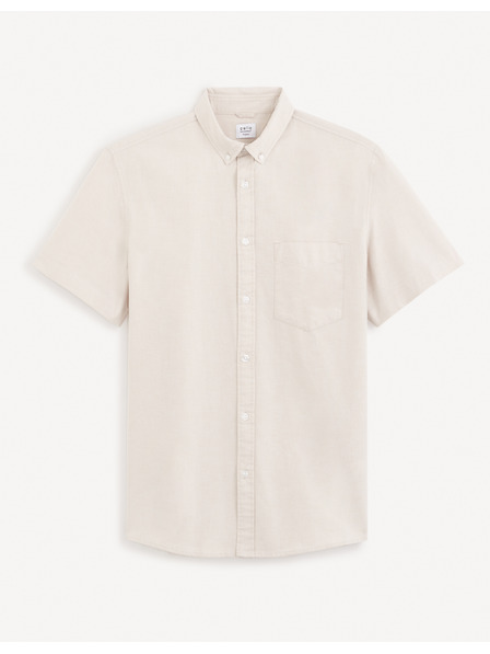 Celio Tricou bărbătesc normal bej Celio Daxfordmc