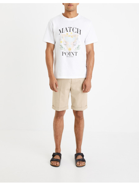 Celio Pantaloni scurți bej pentru bărbați Celio Doevanbm