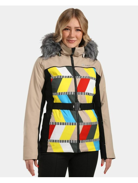 Kilpi Jachetă de schi pentru femei Kilpi CLAIR-W Bej