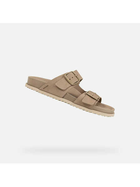 Geox Papuci de plajă bej pentru femei Geox Sandybett