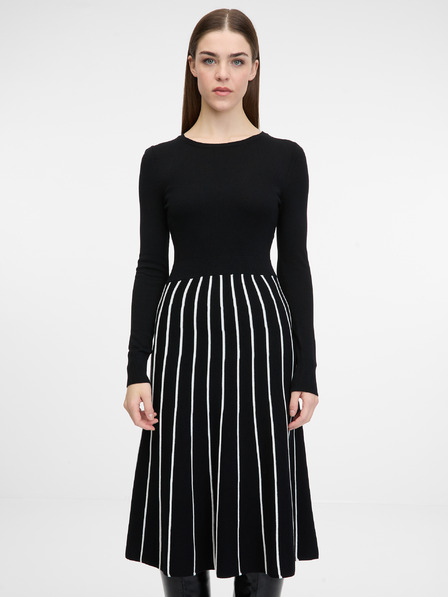 Orsay Rochie neagră până la genunchi, pentru femei ORSAY