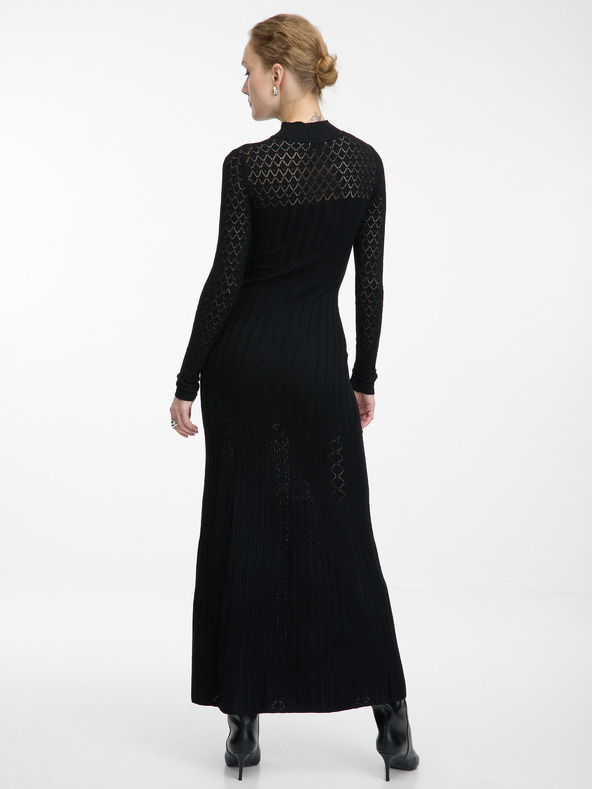 Orsay Rochie maxi neagră pentru femei ORSAY