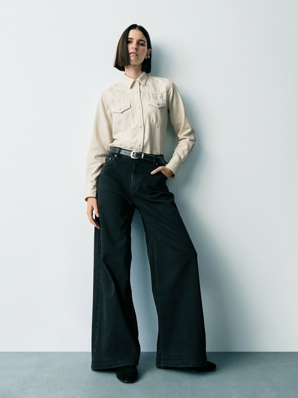GAP Blugi High Rise Stride Wide GAP