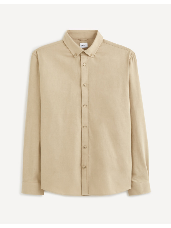 Celio Bej Celio Waffle Shirt
