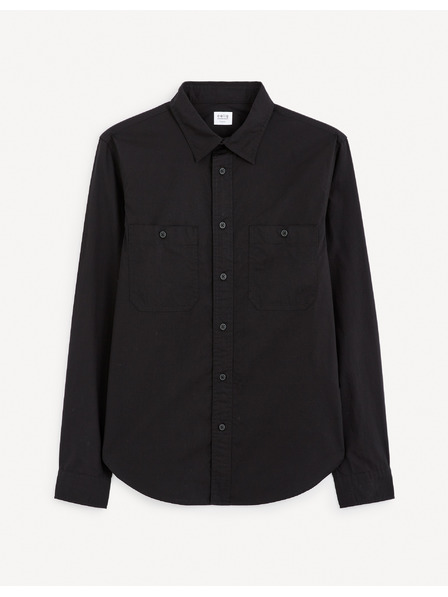 Celio Cămașă neagră pentru bărbați Celio Gagusti2