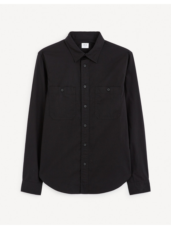 Celio Cămașă neagră pentru bărbați Celio Gagusti2