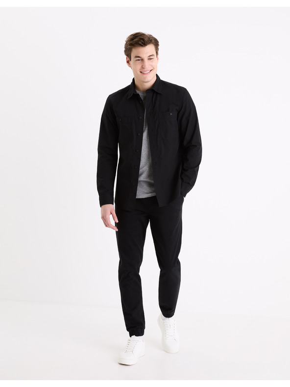 Celio Cămașă neagră pentru bărbați Celio Gagusti2