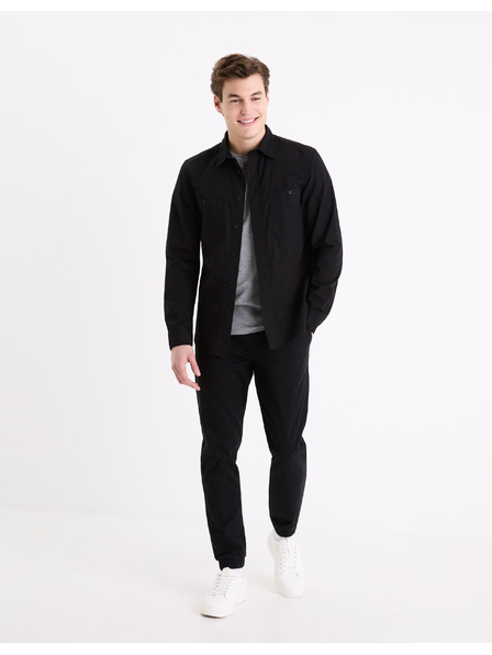 Celio Cămașă neagră pentru bărbați Celio Gagusti2