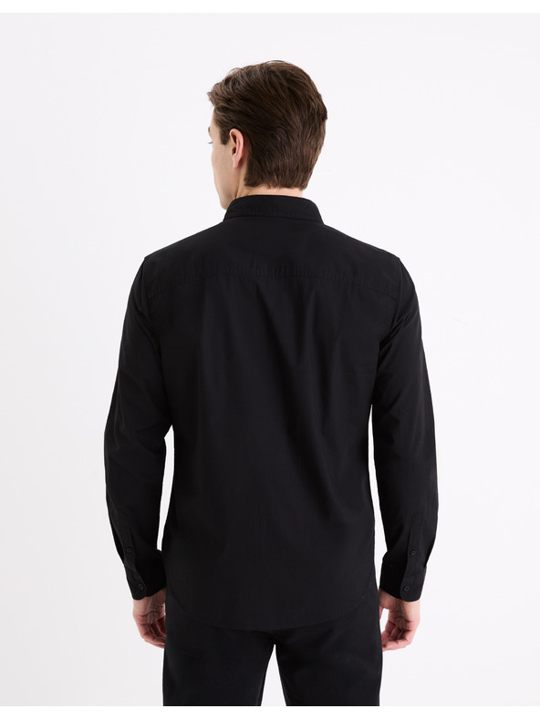 Celio Cămașă neagră pentru bărbați Celio Gagusti2