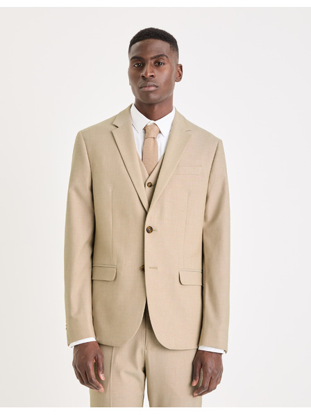 Celio Jachetă bărbați bej Celio Funew2