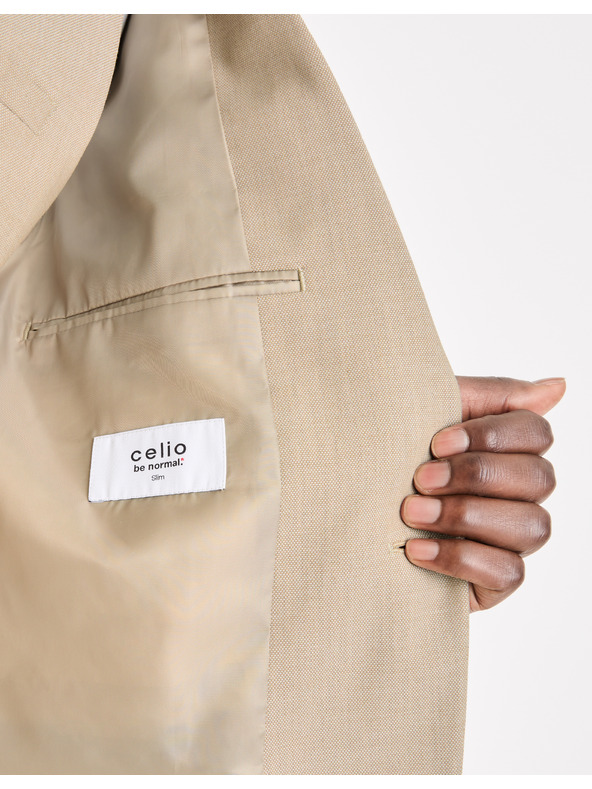 Celio Jachetă bărbați bej Celio Funew2