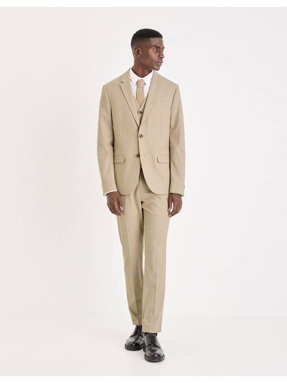 Celio Jachetă bărbați bej Celio Funew2