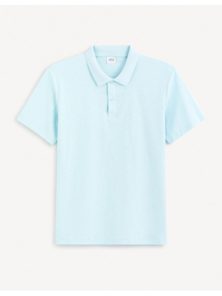 Celio Tricou polo basic turcoaz pentru bărbați Celio Feflame