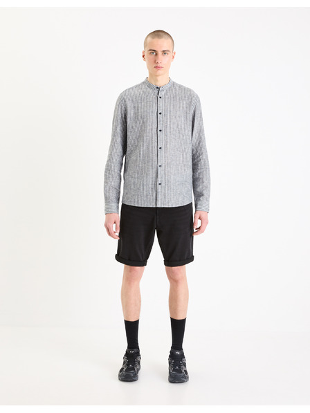 Celio Pantaloni scurți din denim negri pentru bărbați Celio Boknitbm