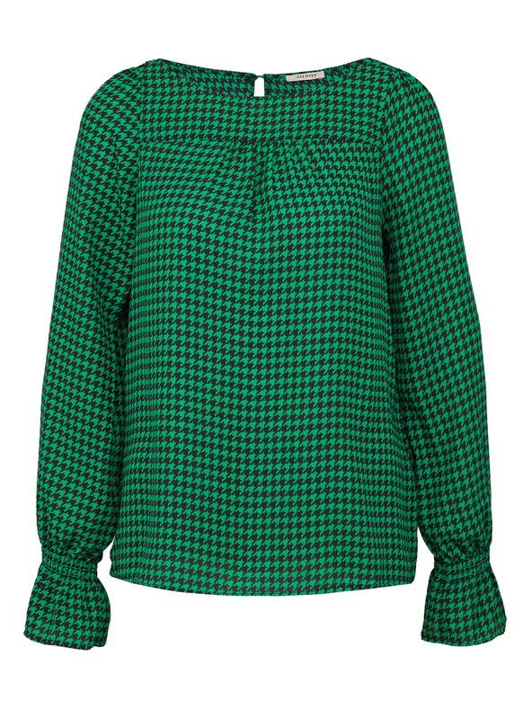 Orsay Bluză de damă verde cu model ORSAY