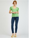Orsay Tricou ORSAY cu dungi galben-verde de damă