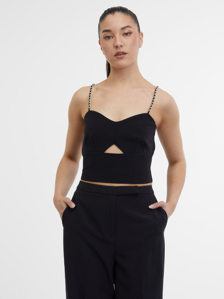 Orsay Top negru pentru femei ORSAY