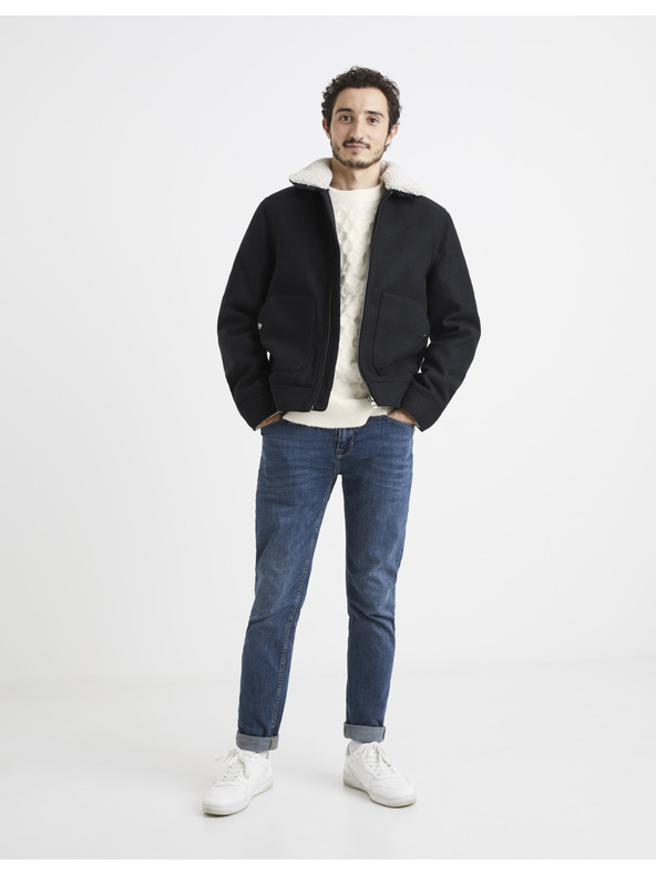 Celio Jachetă albastru închis Celio Vujackwoo2