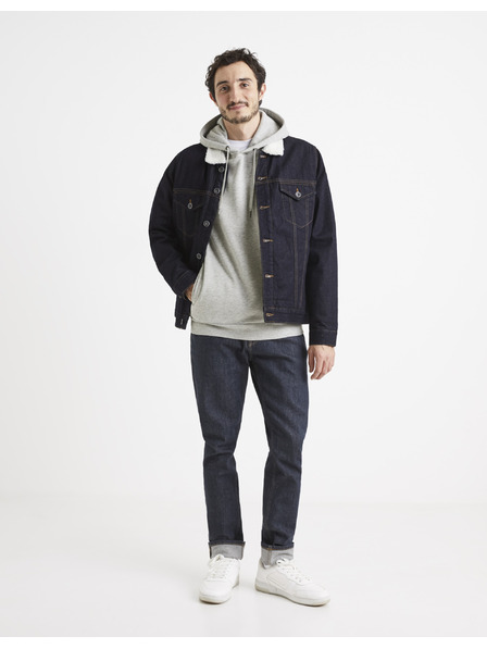 Celio Hanorac basic gri pentru bărbați Celio