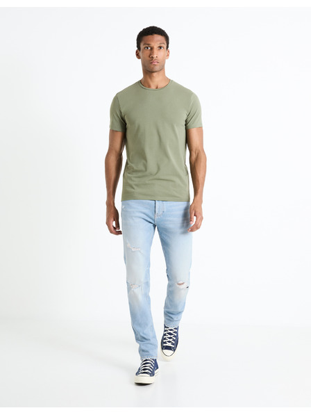 Celio Blugi slim fit albastru deschis pentru bărbați Celio Fostroy