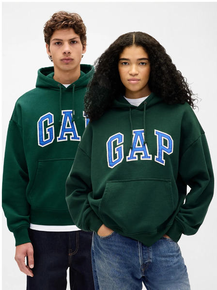 GAP Bluză oversize Unisex Logo Extra Heavyweight GAP