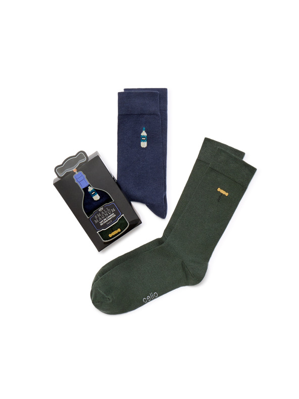 Celio Pachet de șosete de Crăciun Sekt