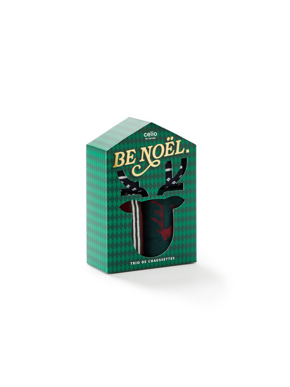 Celio Pachet de șosete de Crăciun Crăciun