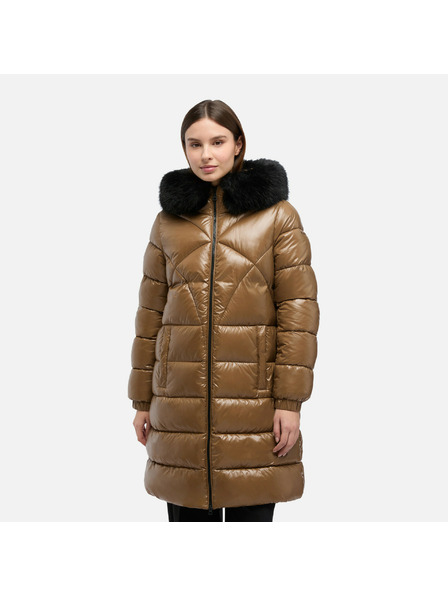 Geox Geox Backsie - parka maro pentru femei