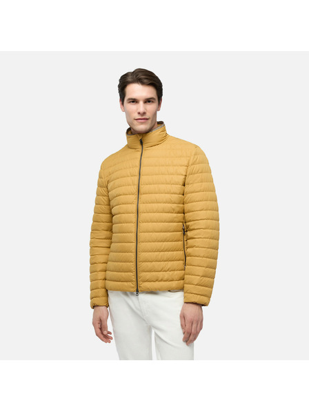 Geox Geox Warrens - jachetă galbenă cu puf pentru bărbați