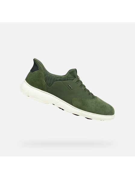 Geox Pantofi sport verde închis pentru bărbați Geox Nebula 2.0 Plus Fast in
