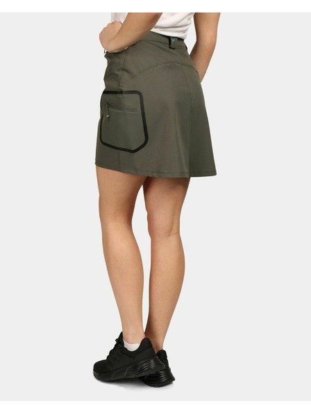 Kilpi Fustă sport kaki pentru femei Kilpi ANA