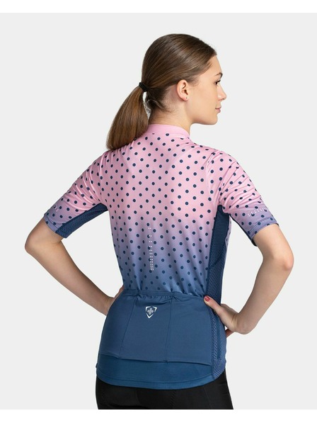 Kilpi Tricou sport pentru femei albastru și roz cu fermoar Kilpi RITAEL