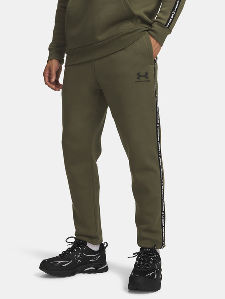 Under Armour Pantaloni de trening pentru bărbați Under Armour UA Icon Fleece Jgr Taping