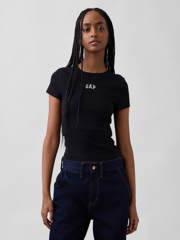 GAP Tricou Rib Logo GAP