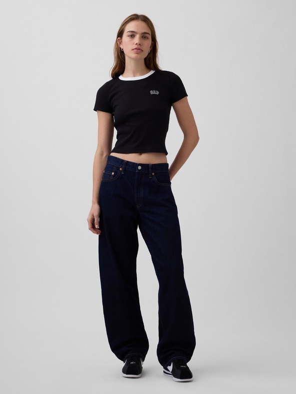 GAP Tricou Rib Logo GAP