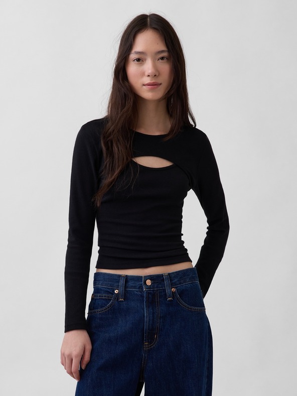 GAP Tricou cu mânecă lungă GAP