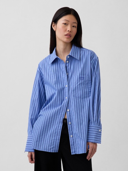 GAP Cămașă oversize din poplin Logo Big Shirt GAP