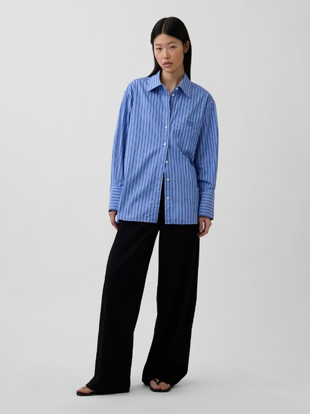 GAP Cămașă oversize din poplin Logo Big Shirt GAP