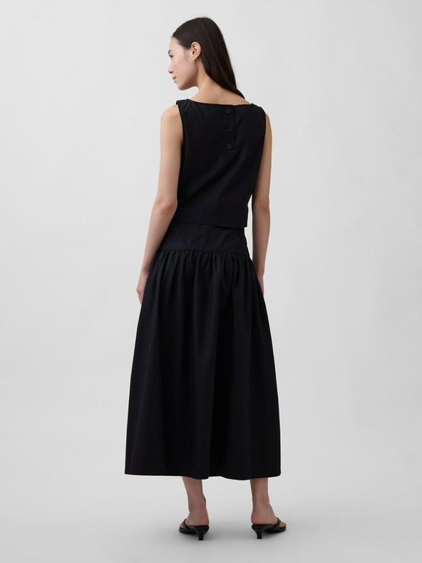 GAP Fustă maxi din poplin GAP