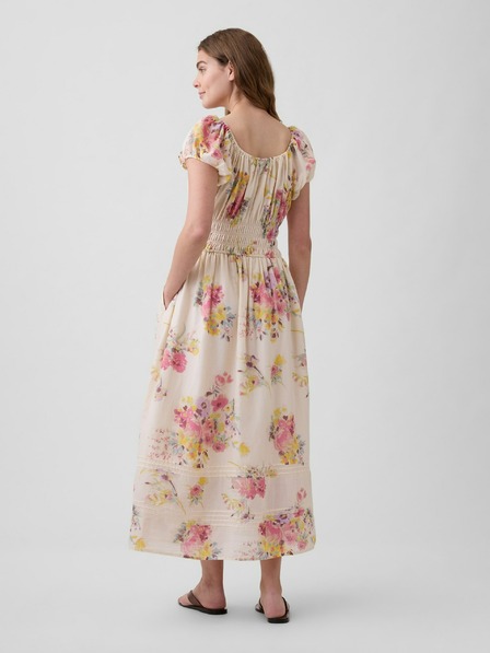GAP Rochie maxi din voal cu imprimeu floral GAP