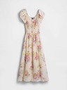 GAP Rochie maxi din voal cu imprimeu floral GAP