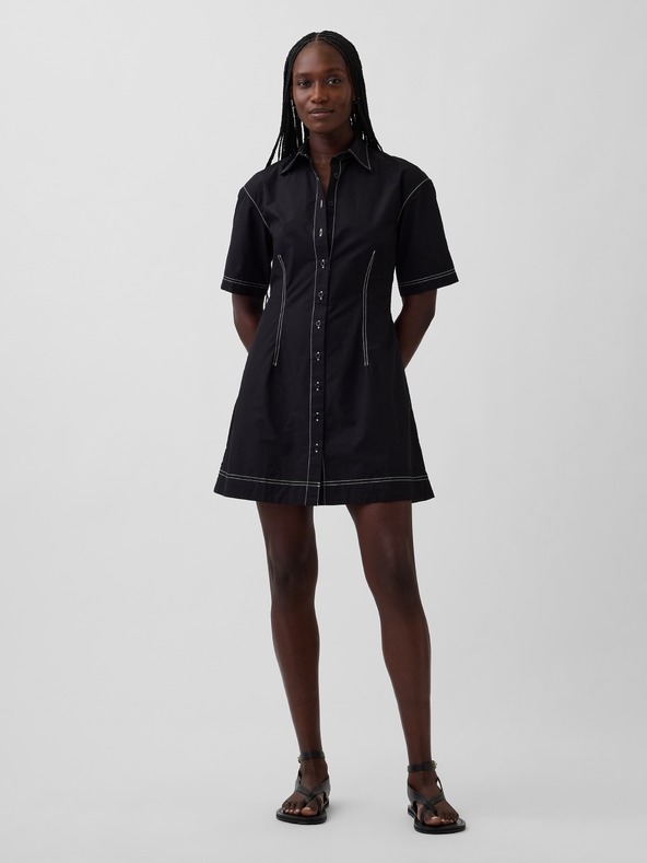 GAP Rochie mini cămașă din poplin GAP