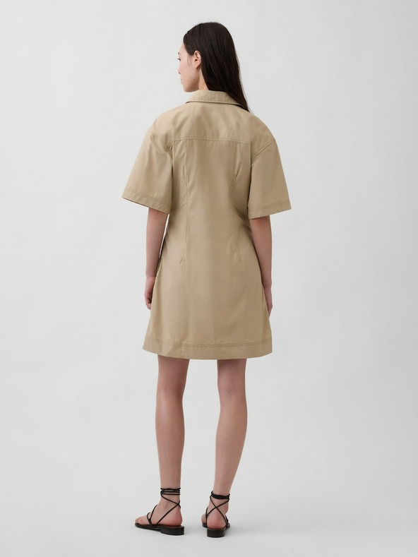 GAP Rochie mini cămașă din poplin GAP