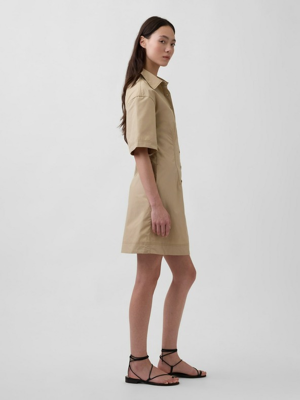 GAP Rochie mini cămașă din poplin GAP