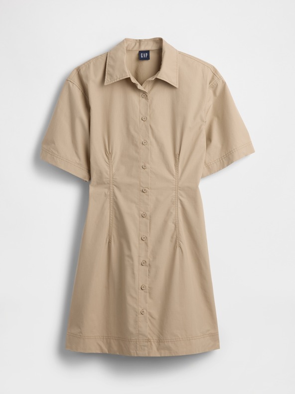 GAP Rochie mini cămașă din poplin GAP