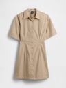 GAP Rochie mini cămașă din poplin GAP