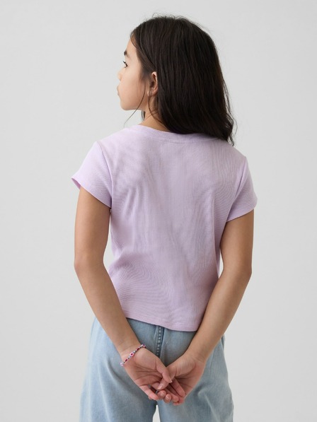 GAP Copii tricou Rib Logo GAP